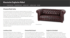 Desktop Screenshot of klassische-englische-moebel.de